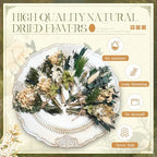Layhit 24 Pcs Mini Dried Flower Bouquets Boho for Vase, Greenery - Image 4