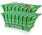 Oudain 2 Pcs Football Stretch Table Cover 6 ft Football Tablecloth by Oudain