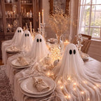 Gilprop 4 Set Halloween Veil Ghost Table Decorations DIY Spooky Ghost Decor by Gilprop