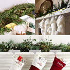 Metal Christmas Stocking Holders - Set of 6, Weighted Stocking Hangers with Non-Slip Protective Pad - Suitable for Mantle, TV Stand, Staircase, Dresser - Image 6