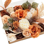 Ling's moment Terracotta Artificial Wedding Flowers Greenery Grand Box Set by LingsMoment