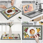 Fresh Fruit Summer Placemats Set of 6, 12x18 Inch Fruits Harvest Table Place Mat Lemon Washable Non-Slip Heat Resistant Fabric Placement Mats for Dining Kitchen Indoor Outdoor Decor - Image 6