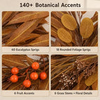 9 FT Eucalyptus Fall Garland - Image 4