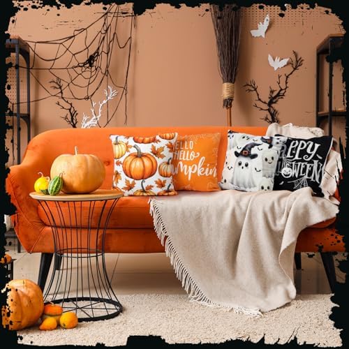 Mindsoft 20 Pcs Holiday Pillow Covers 18 x 18 Summer Pillow Cover 4th of July Fall Pillowcase Decorative Seasonal Cushion Case for Farmhouse Home Sofa(Holiday) - Image 2