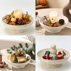 Vanselia Decorative Table Bowl Ceramic Trays Home Room Decor (11" Rustic) - Image 2