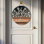 Dazingart 16" 3D Wooden Welcome Sign, Wildflower Front Door Hanger, All Season Farmhouse Outdoor Porch Decor (Welcome Black) - Image 6