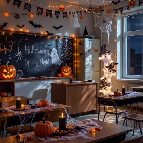 VIHOSE Halloween Ghost Lights 41 Inch H Pre-lit Lighted Outdoor Decoration - Image 6
