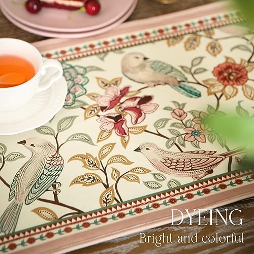 Patdrea Designer Vintage French Velvet Table Runner,12"X63"-Cullom - Image 3