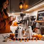 Simgoing Halloween Coffee Bar Decor Resin Ghost Figurines - Image 4