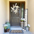comurdyo Welcome-ish Sign for Front porch Standing 45"X9" Black - Image 5
