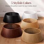 Best Choice Products Christmas Tree Collar, Wood Slatted Tree Skirt - Image 6