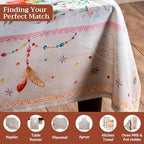 Maison d' Hermine Table Cloth Rectangle Table Reusable 100% Cotton 60"x120" - Image 4