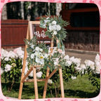 Wedding Arch Decorations 2 Pack, Artificial Hanging Flowers - Image 6