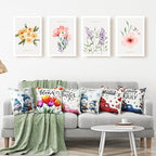 Mixweer 20 Pcs Holiday Pillow Covers 18x18 Inch Seasonal Throw Pillow Cover - Image 5