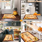 Ileading Fall Door Mat 32"x48", Non Slip Welcome Doormats for Front Door - Image 5