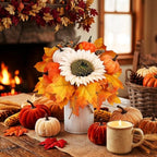 Set of 6 Fall Decor Flower Table Centerpieces - Image 6