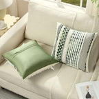 FUTEI 2 Pack Tufted Throw Pillow Covers Covers 50x50 cm,Green - Image 4