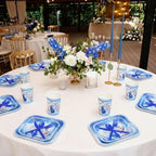 Ziliny 50 Set Hanukkah Party Supplies Chanukah Paper Goods, Square - Image 5
