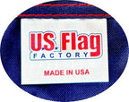 US Flag Factory - 2.5x4 FT American Flag (Sleeved) (Embroidered Stars, Sewn Stripes) - Outdoor SolarMax Nylon - 100% Made in America - Image 6
