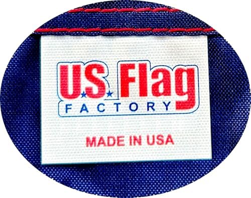 US Flag Factory - 2.5x4 FT American Flag (Sleeved) (Embroidered Stars, Sewn Stripes) - Outdoor SolarMax Nylon - 100% Made in America - Image 6