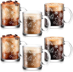 Maxcheck 6 Pack 12 oz Christmas Hot Chocolate Mugs Gingerbread Coffee Cups by Maxcheck