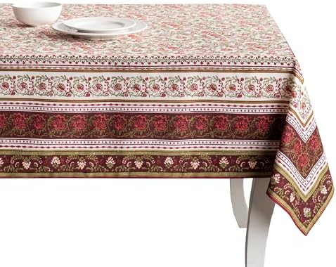 Maison d' Hermine Table Cloth Rectangle Table Reusable 100% Cotton 60"x90" by MaisondHermine