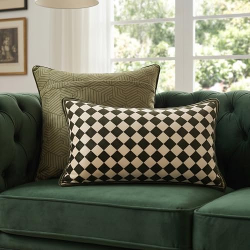 patdrea Designer Velvet Throw Pillow Cover,Set of 2,12"x20"-BrigittaC - Image 2