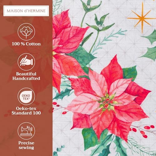 Maison d' Hermine Placemats Set of 4 Reusable 100% Cotton (13"x19") - Image 2