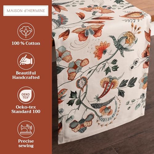 Maison d' Hermine Table Runner 100% Cotton 14.50" x 108" (Single Layer) - Image 2