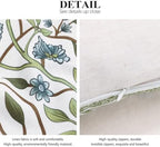 ISAENNE Designer Linen Throw Pillow Cover,Set of 2,28"x12"-Mosella A - Image 6