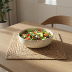 Craft Trade Braided Jute Placemats, Set of 6, 13x13 Inch Square Natural Fiber Dining Table Mats, Heat Resistant & Eco-Friendly Farmhouse Decor, Natural - Image 6