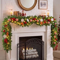 Thiccywoov 6 ft Prelit Christmas Gingerbread Man Garland with Light by Jgiusenfg