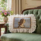 patdrea Designer Velvet Throw Pillow Cover,Set of 2,12"x20"-Botticelli A - Image 2