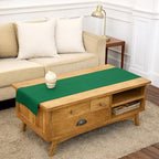 Solino Home 100% Pure Linen Table Runner Christmas Green, Fete 14 x 48 in by SolinoHome