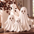 RattanView 3 Pcs Halloween Terracotta Ghost Large Figurines Decor by RattanView