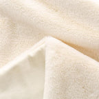Glitzhome 48”D White Faux Rabbit Fur Christmas Tree Skirt,Rustic Xmas Tree Skirt for Christmas Home Party Holiday Decorations - Image 5