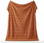 Horaldaily Fall Caramel Orange Pumpkin Faux Fur Throw Blanket 60x80 - Image 7