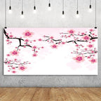 Leyiyi Romantic Cherry Blossoms Backdrop 20x10ft Photography Background Valentine's Day Decoration Soft Pink Love Theme Wedding Party Kids Girls Boys Adults Love Photo Booth Video Props - Image 2
