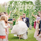 Findosom 15Pcs Total 108FT Wisteria Artificial Flowers Garland for Decor - Image 6