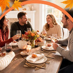4pcs Rattan Maple Leaf Placemats for Farmhouse Thanksgiving Table - Image 5