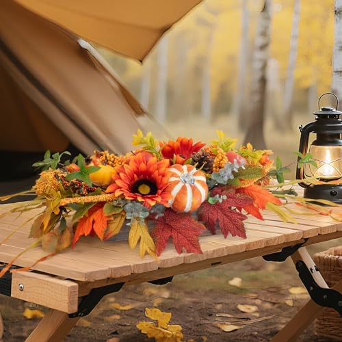 Fall Centerpieces for Tables 28" Fall Table Centerpiece for Dining Table - Image 7