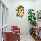 22 in Welcome Sign Wreath for Spring Summer Outdoor Indoor - Image 5