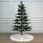 36-Inch Huntsman High-Pile Faux Fur Christmas Tree Skirt, Ivory - Image 2