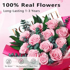 Vrioca Flowers for Delivery, Preserved Flowers Bouquets, Birthday Gifts for Women Mom - Image 2