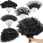 Serwalin 100PCS Black Mixed Eucalyptus Stems for Bouquets & Home Decor DIYs by Serwalin