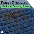 GORILLA GRIP® HydroABSORB Door Mat for Indoor Outdoor Use, 35x23 Blue - Image 4