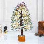 Crocon® Amethyst & Turquoise Gemstone 10-12 inch Tree of Life Healing Stone - Image 4