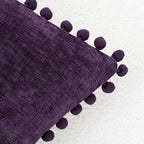 CaliTime Decorative Couch Throw Pillow Covers 22 X 22 Inches Plum Purple - Image 3