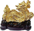 Betterdecor Gold Color Feng Shui 12 Chinese Zodiac Animal Statue Figurine Home Office Decoration and Gift for New Year Holidays and Birthday (Zodiac Dragon) - Image 2