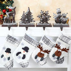 4PCS Iron Stocking Holders for Mantle Mantle Stocking Hanging Hook Xmas Weighted Christmas Stocking Holder Heavy Duty Farmhouse Vintage Fireplace Stocking Hanger for Christmas Decor (Iron,4) - Image 7